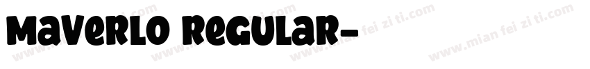 Maverlo Regular字体转换